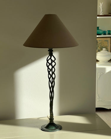 Tall spiral table lamp - NEROLI