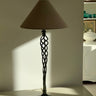 Tall spiral table lamp - NEROLI
