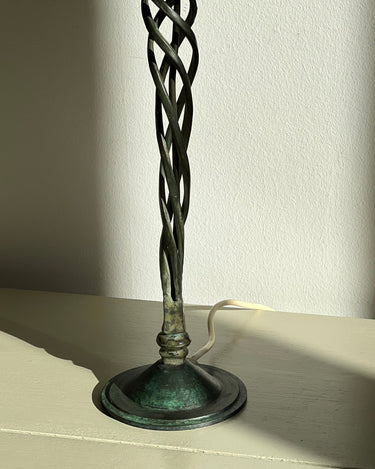 Tall spiral table lamp - NEROLI