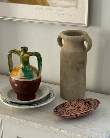 Tall terracotta vase - NEROLI