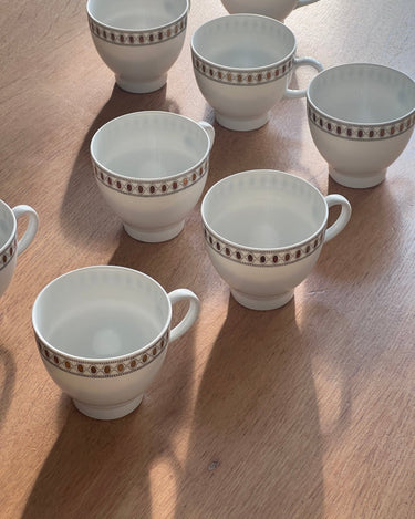 Tea cups (12 pcs) - NEROLI