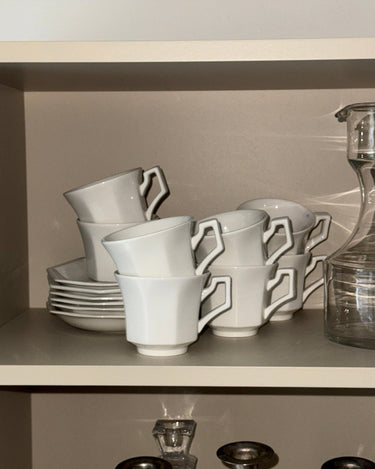 Tea cups (8 sets) - NEROLI