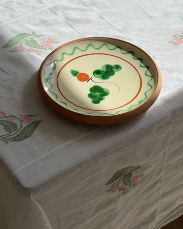Terracotta platter - NEROLI