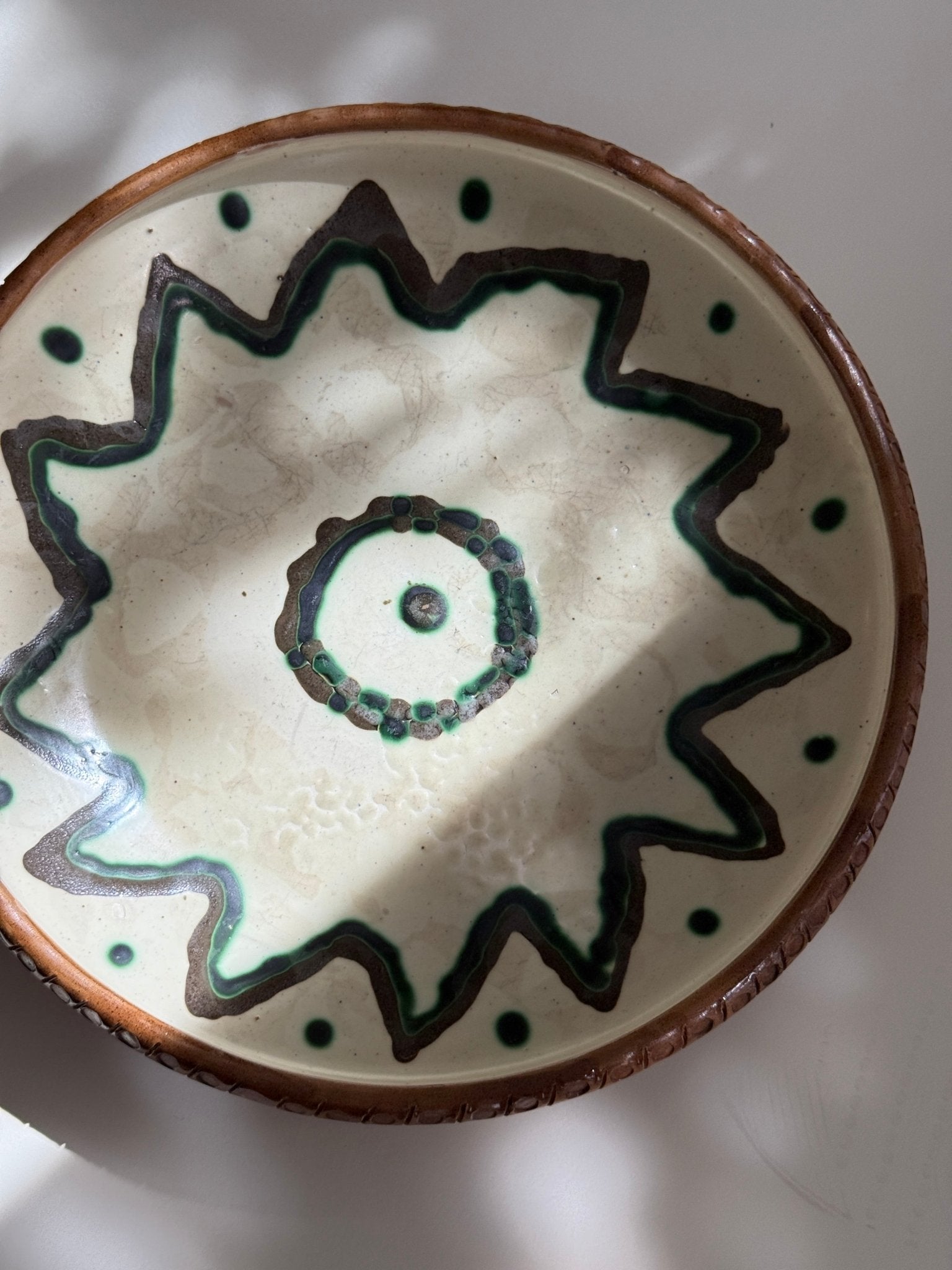Terracotta platter - NEROLI