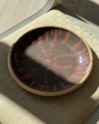 Terracotta platter - NEROLI