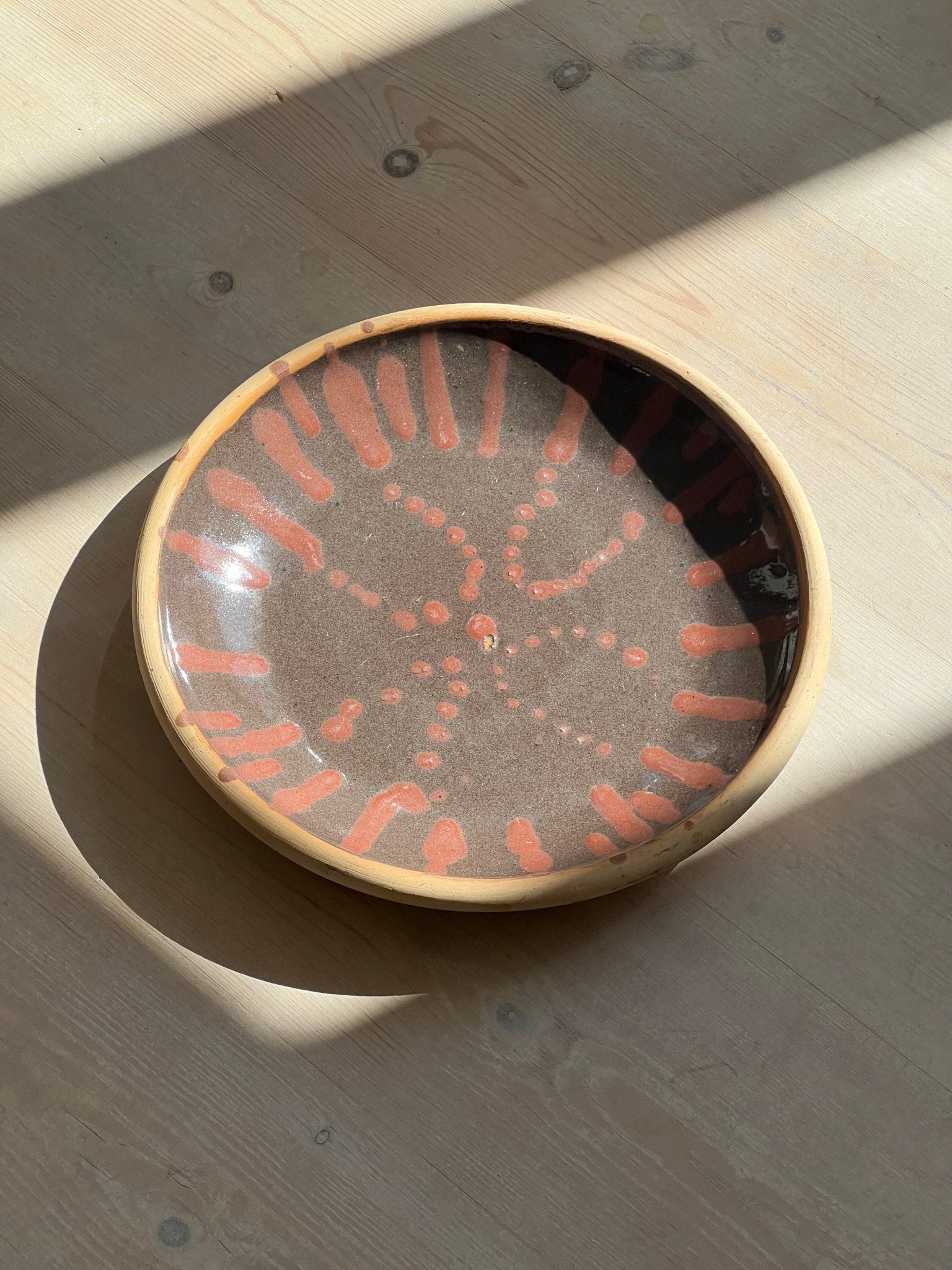 Terracotta platter - NEROLI