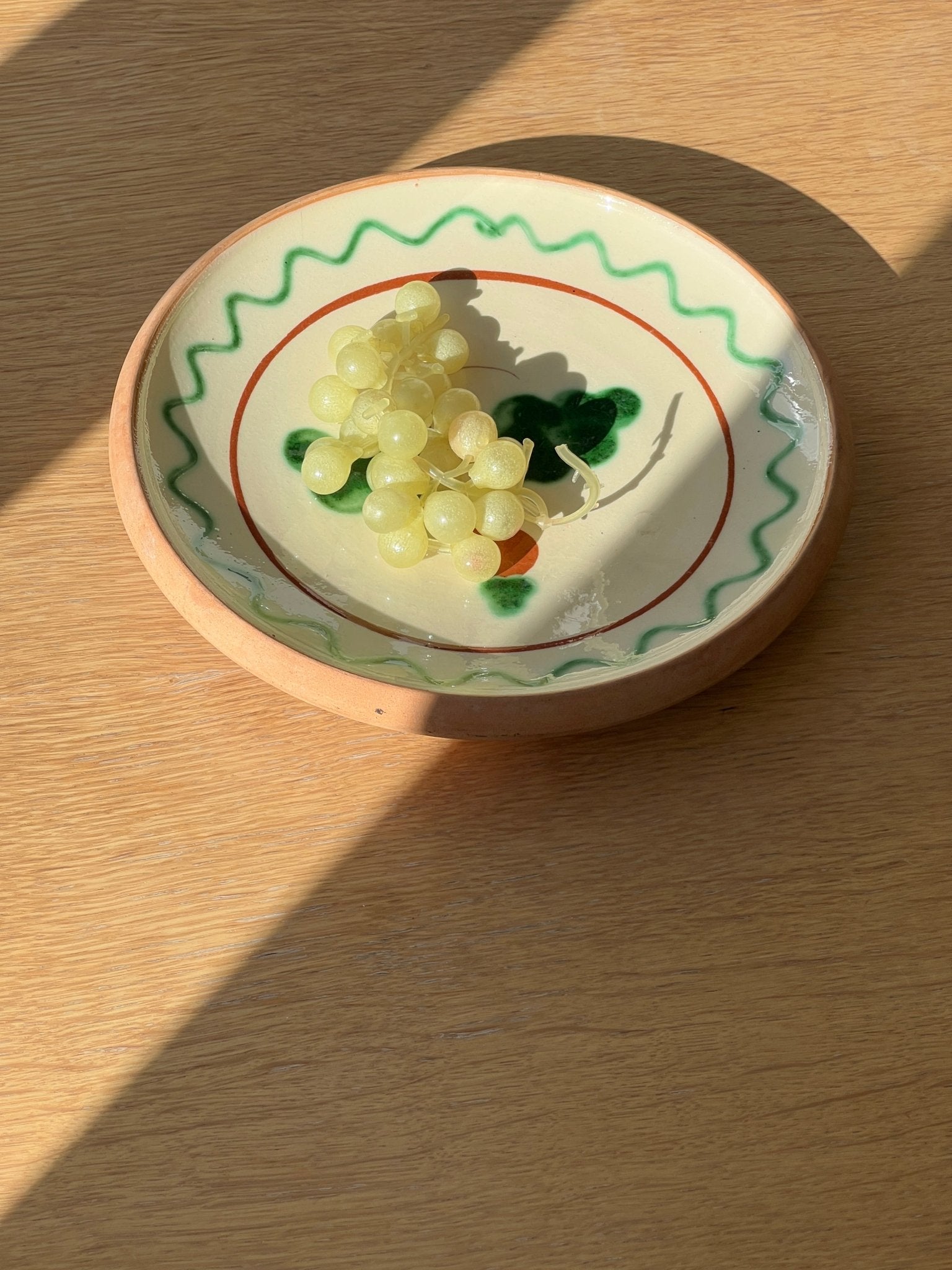 Terracotta platter - NEROLI