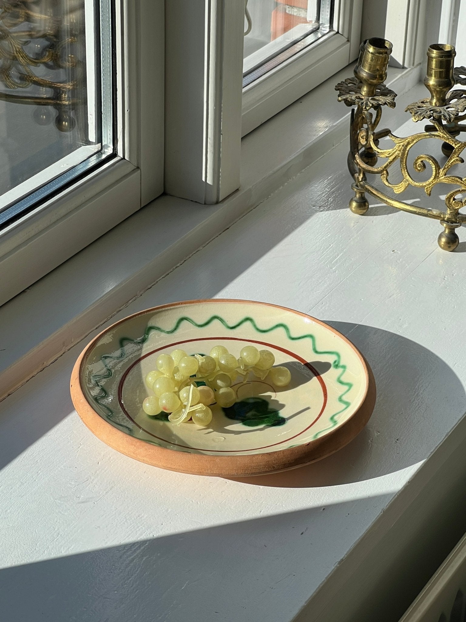 Terracotta platter - NEROLI