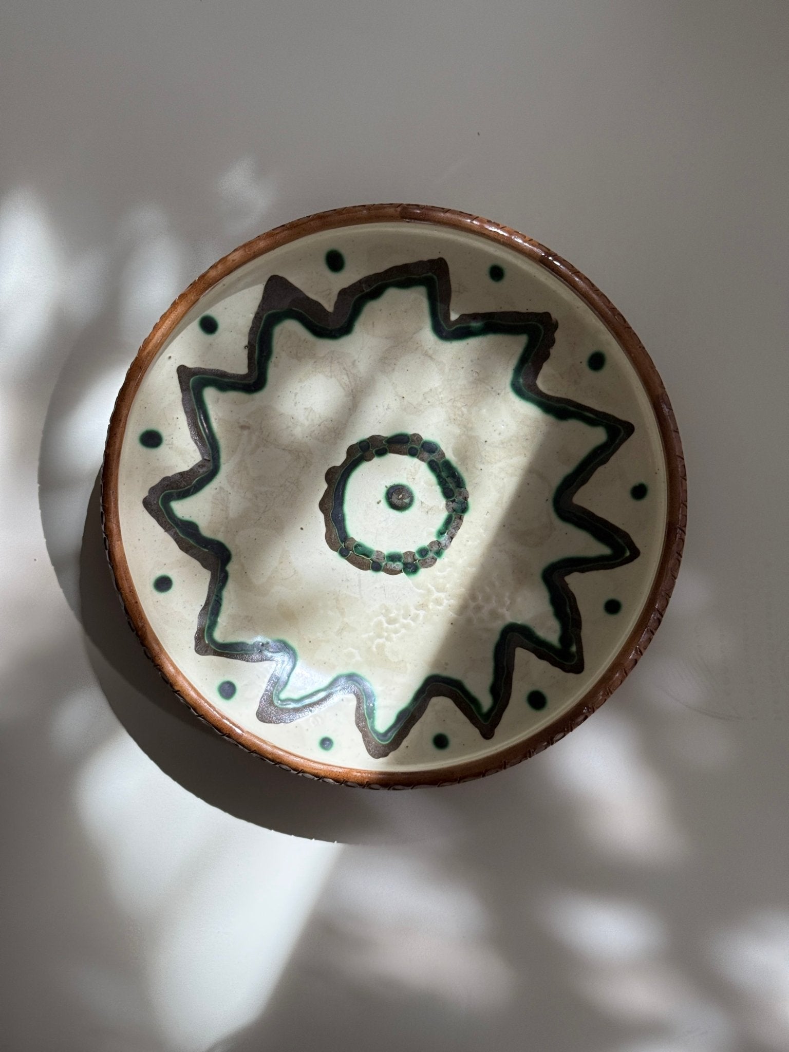 Terracotta platter - NEROLI