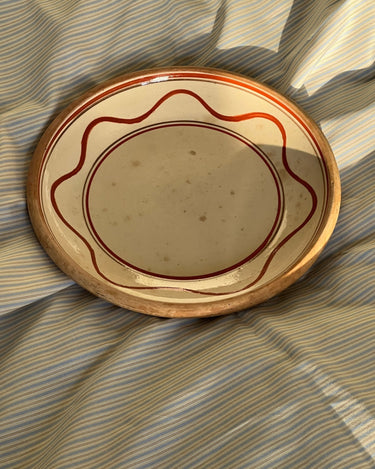 Terracotta platter - NEROLI