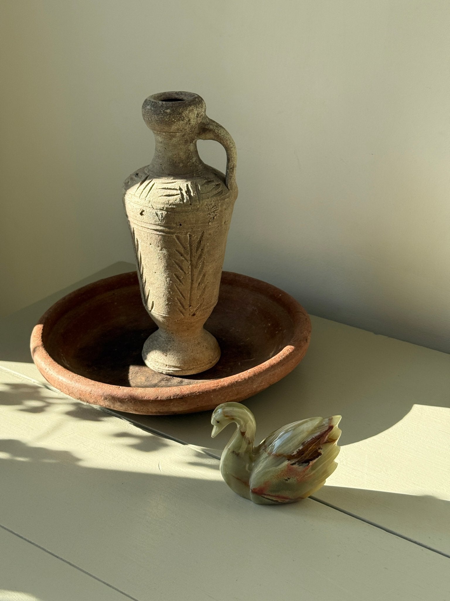 Terracotta platter - NEROLI