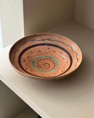 Terracotta platter - NEROLI