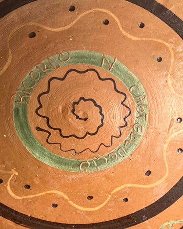 Terracotta platter - NEROLI
