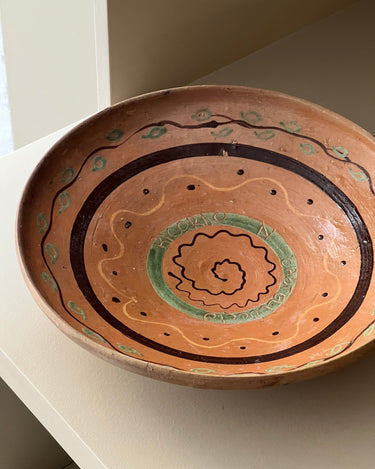 Terracotta platter - NEROLI