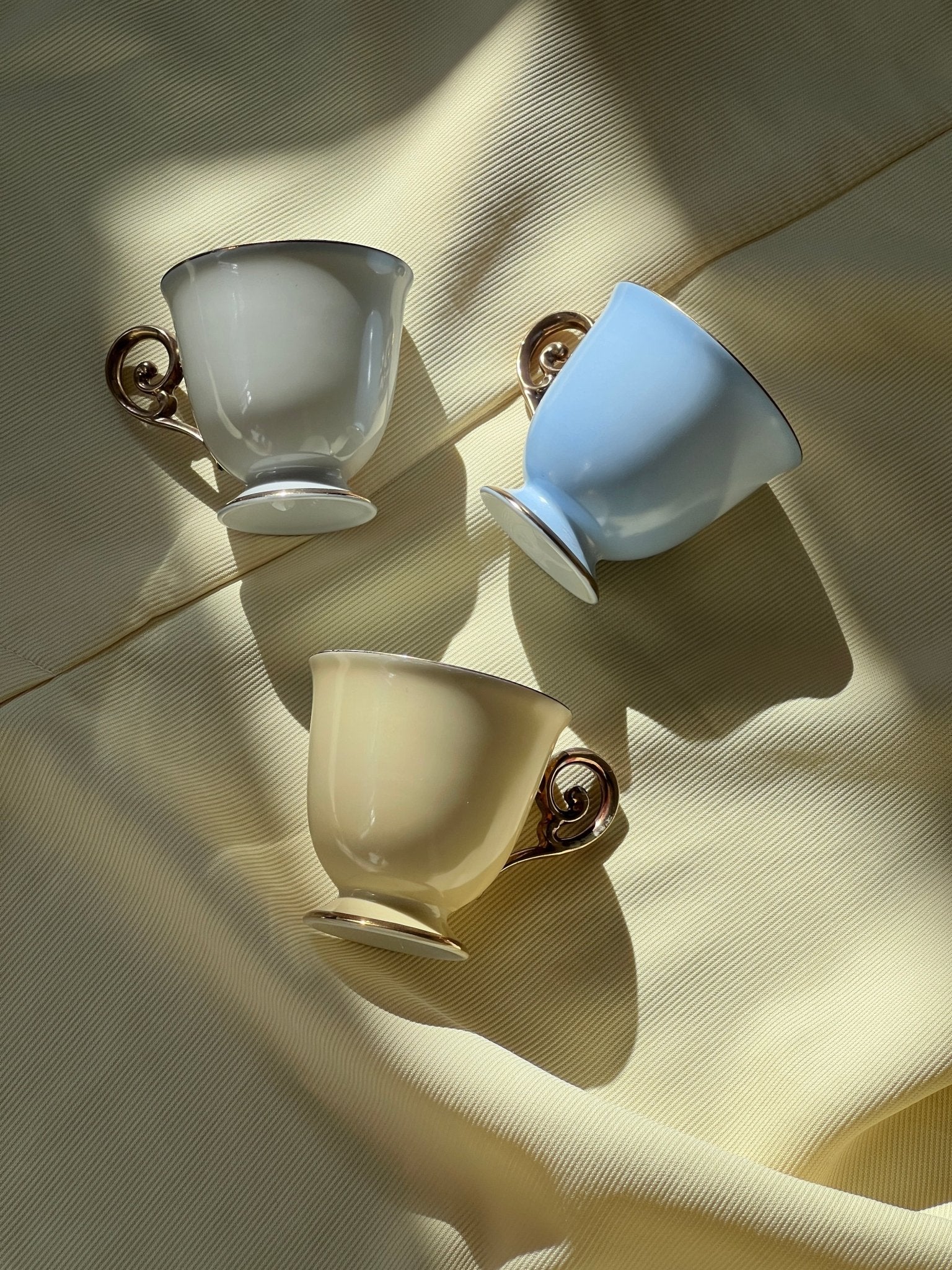 Tricolore espresso cups - NEROLI