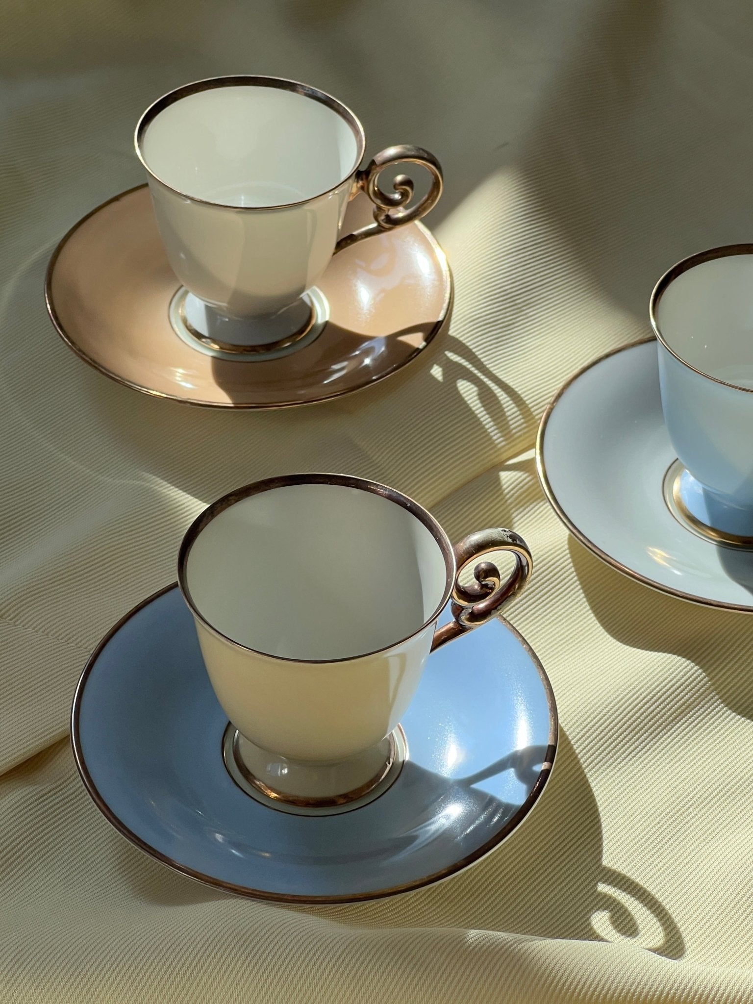 Tricolore espresso cups - NEROLI