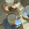 Tricolore espresso cups - NEROLI