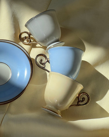 Tricolore espresso cups - NEROLI