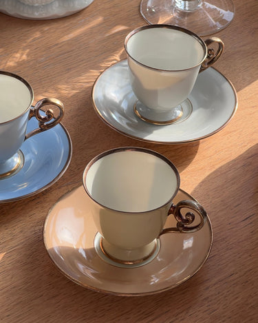 Tricolore espresso cups - NEROLI