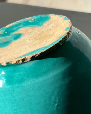 Turquoise ceramic pitcher - NEROLI