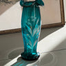 Turquoise glass vase - NEROLI