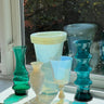 Turquoise glass vase - NEROLI