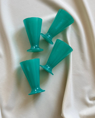 Turquoise glasses (3 pcs) - NEROLI