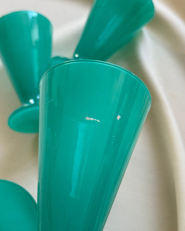 Turquoise glasses (3 pcs) - NEROLI