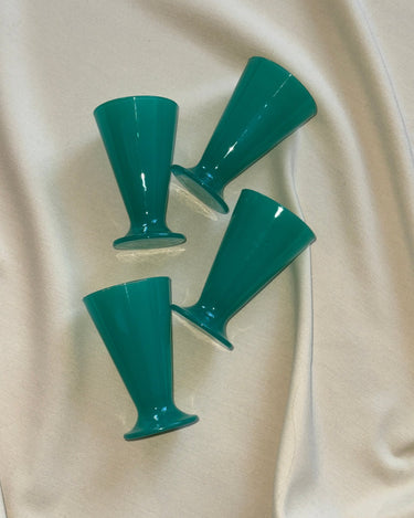 Turquoise glasses (3 pcs) - NEROLI