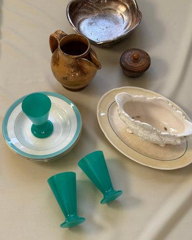 Turquoise glasses (3 pcs) - NEROLI