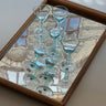 Turquoise liquor glasses (6 pcs) - NEROLI