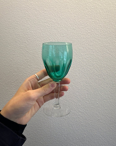 Turquoise wine glasses (5 pcs) - NEROLI