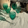Turquoise wine glasses (5 pcs) - NEROLI