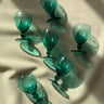 Turquoise wine glasses (7 pcs) - NEROLI