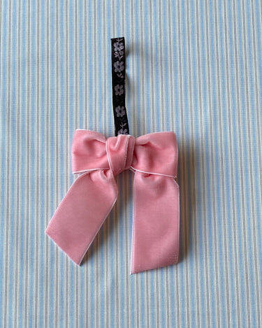 Velvet bow - NEROLI