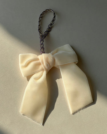 Velvet bow - NEROLI