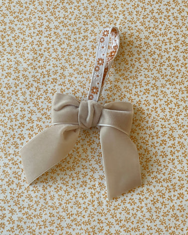Velvet bow - NEROLI