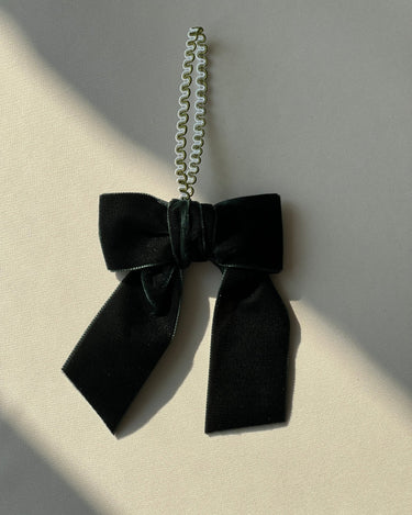 Velvet bow - NEROLI
