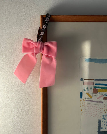 Velvet bow - NEROLI