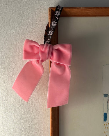 Velvet bow - NEROLI