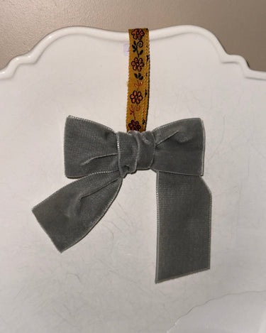 Velvet bow - NEROLI