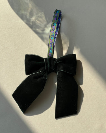 Velvet bow - NEROLI