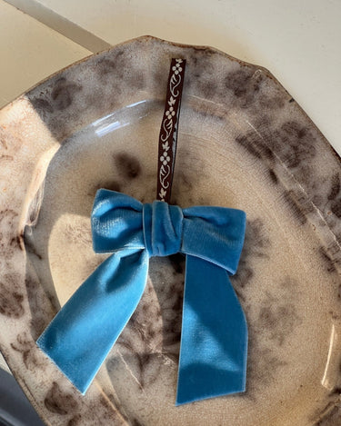 Velvet bow - NEROLI