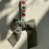 Velvet bow - NEROLI