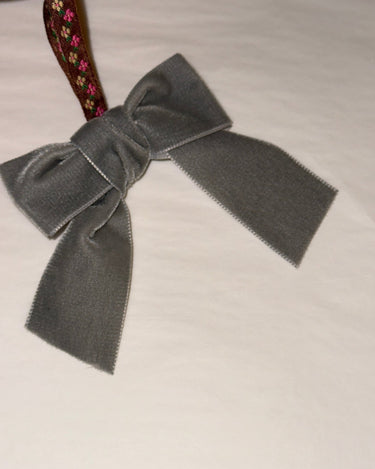 Velvet bow - NEROLI