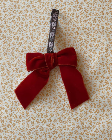 Velvet bow - NEROLI