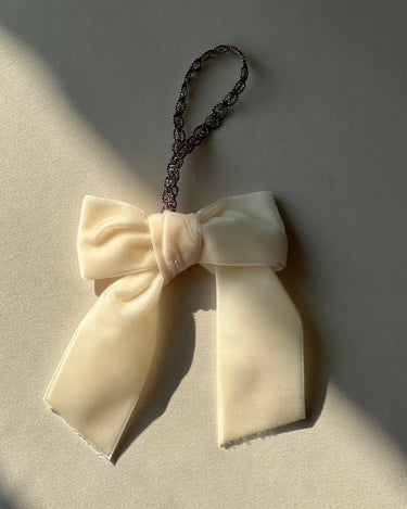 Velvet bow - NEROLI
