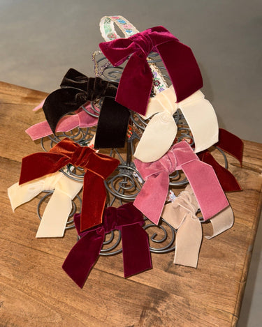 Velvet bow - NEROLI