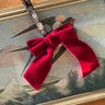 Velvet bow - NEROLI