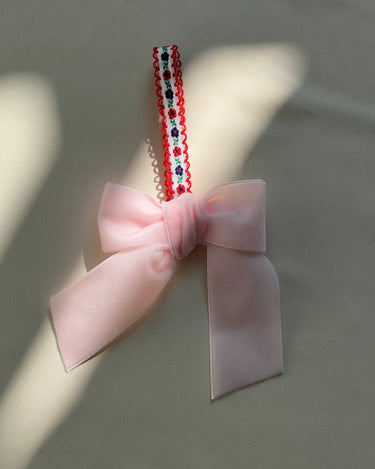 Velvet bow - NEROLI